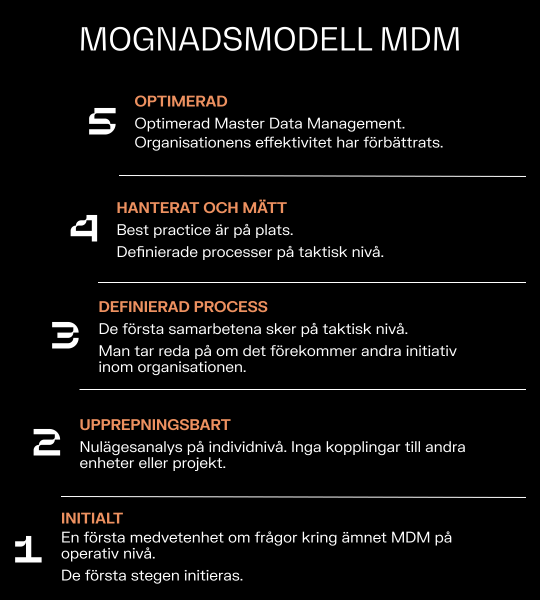 MDM MATURITY ASSESSMENT – ETT FÖRSTa STEG