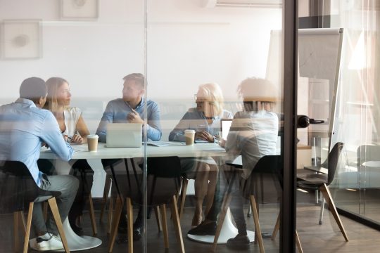 People sitting at a table